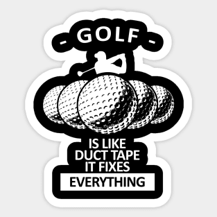 funny golf Sticker